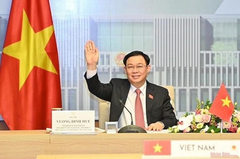 El presidente de la Asamblea Nacional de Vietnam, Vuong Dinh Hue. (Fotografía: Nhan Dan)