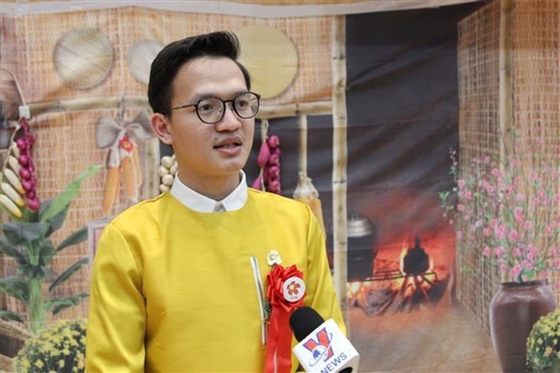 Nguyen Dinh Nam, presidente de la Asociación de Jóvenes y Estudiantes de Vietnam en Japón. (Fotografía: VNA)