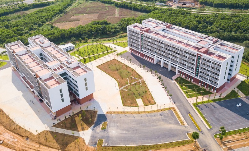 Un campus de la Universidad Nacional de Hanói.
