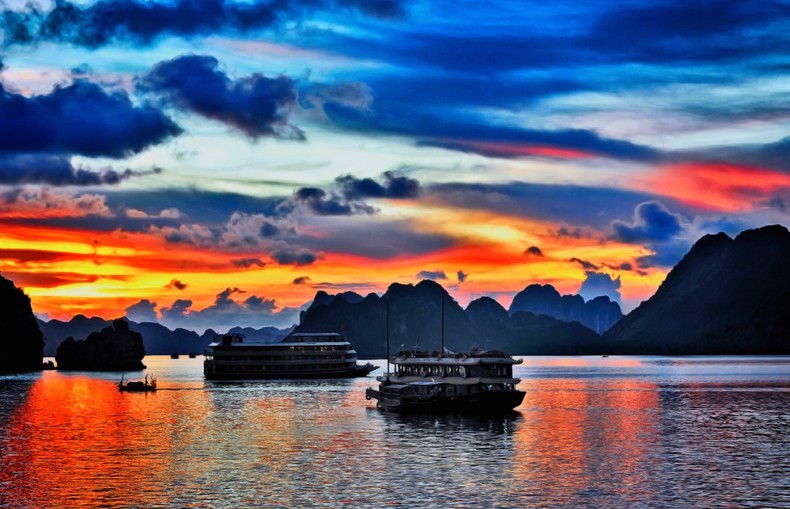 Cruceros en la bahía de Ha Long. (Fotografía: Shutterstock)