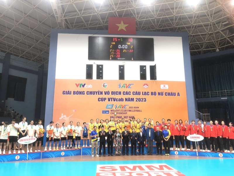 Vietnam, por primera vez campeón continental de voleibol femenino. (Fotografía: Nhan Dan)
