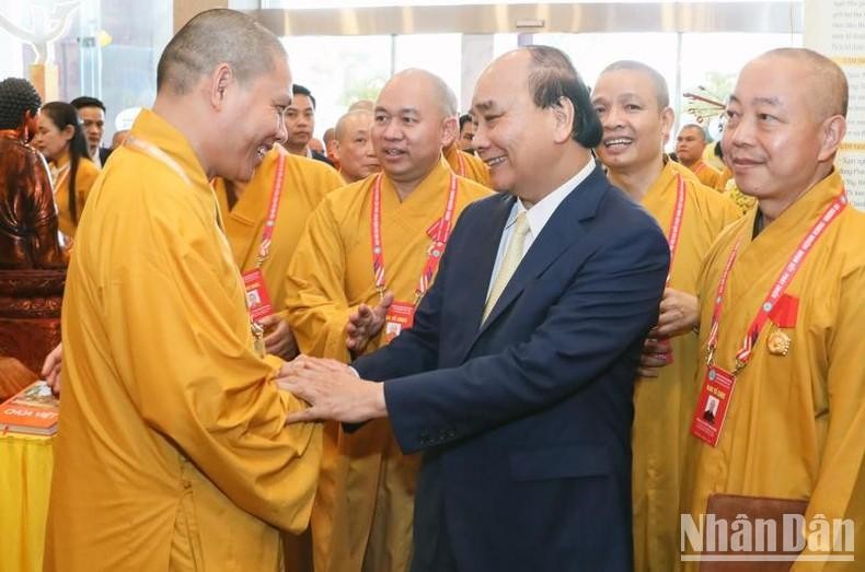 Presidente de Vietnam asiste a IX Congreso Nacional de Budismo.