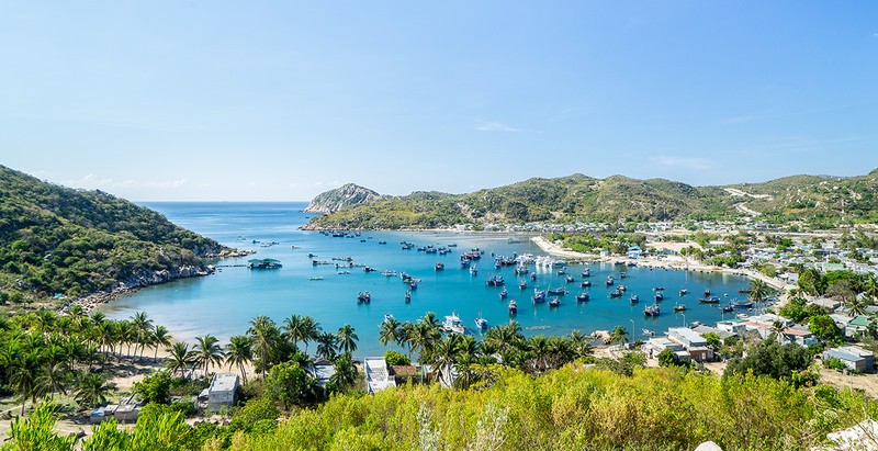 La bahía de Vinh Hy, provincia de Ninh Thuan.