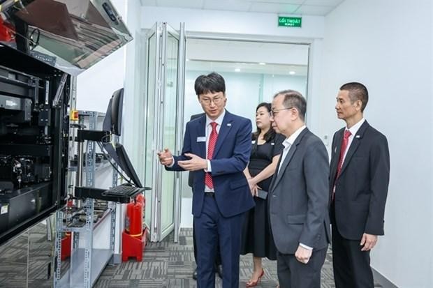 Proveedor de hardware ASMPT abre su oficina en Hanói. (Fotografía: VNA)