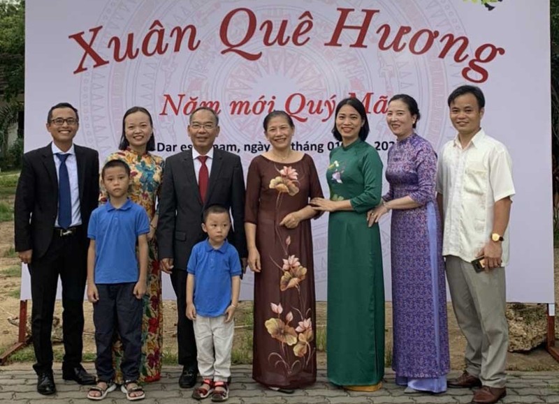 Los vietnamitas en Tanzania celebran el Tet. (Fotografía: baoquocte.vn)