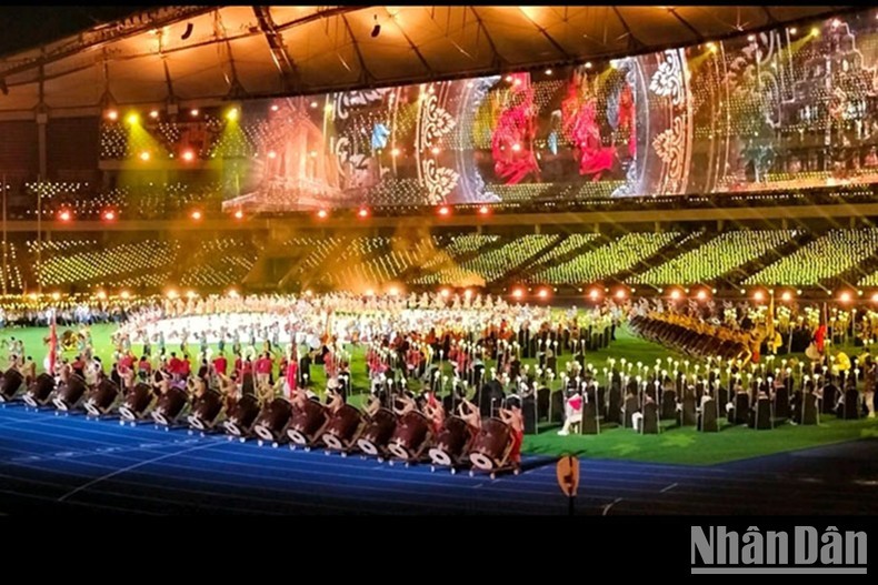 La inauguración de los Juegos Paralímpicos del Sudeste Asiático. (Fotografía: Nhan Dan)