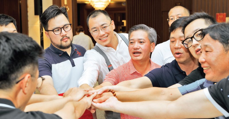 El Consejo de Empresarios de hogar de Vietnam el día de su fundación 28 de junio. (Fotografía: Khanh An)