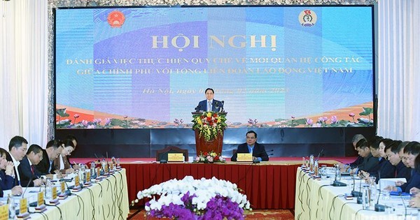 El primer ministro de Vietnam, Pham Minh Chinh pronuncia discurso inaugural. (Foto: Tran Hai)