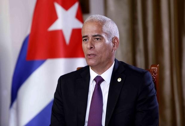 El viceministro primero de Relaciones Exteriores de la República de Cuba, Gerardo Peñalver Portal. (Fotografía: VNA)