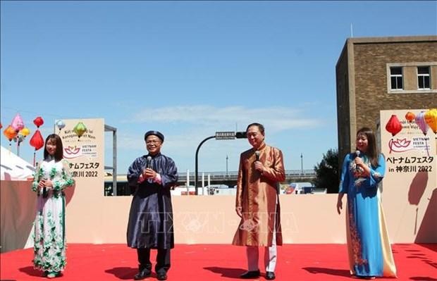 Efectúan en Kanagawa Festival de Vietnam tras dos años de suspensión por la pandemia. (Fotografía: VNA)