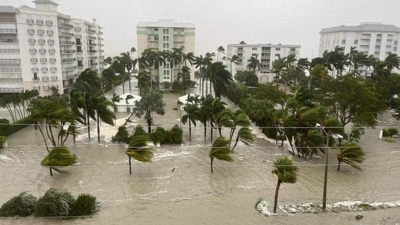 Consecuencias del huracán. (Fotografía: VNA)