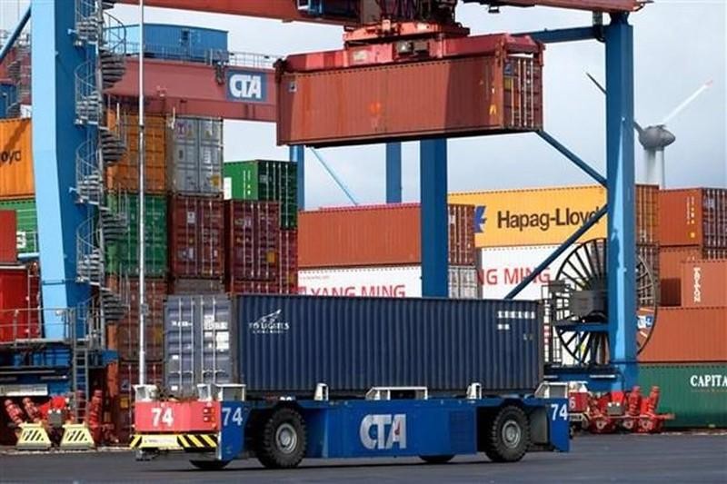 Un puerto de mercancías en Hamburgo, Alemania. (Fotografía: AFP/VNA)