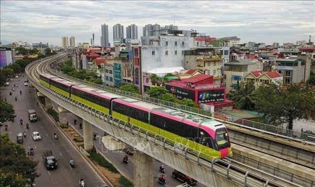Hanói comienza estudio sobre ruta ferroviaria urbana número 6. (Fotografía: VNA)
