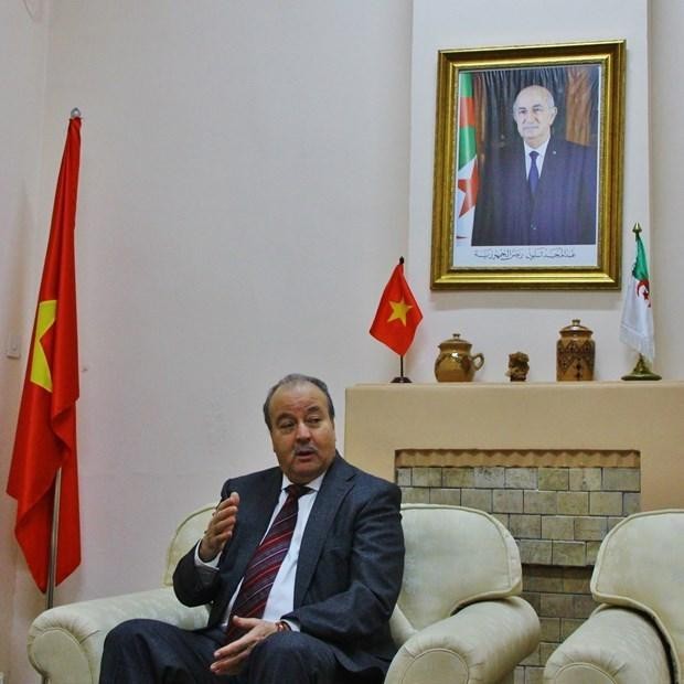 El embajador de Argelia en Vietnam, Boubazine Abdelhamid. (Fotografía: VNA)