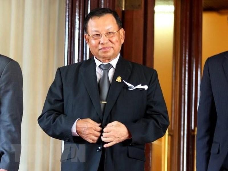 El presidente del Senado de Camboya, Samdech Say Chhum. (Fotografía: VNA)