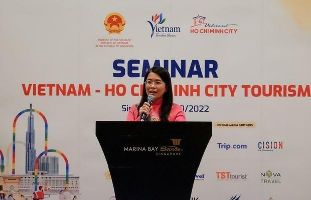 Nguyen Thi Anh Hoa, directora del Servicio de Turismo de Ciudad Ho Chi Minh. (Fotografía: VNA)