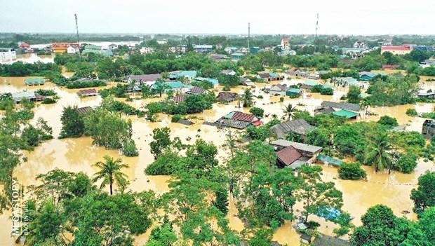 La provincia de Quang Tri sufrió afectaciones de inundación. (Fotografía: VNA)