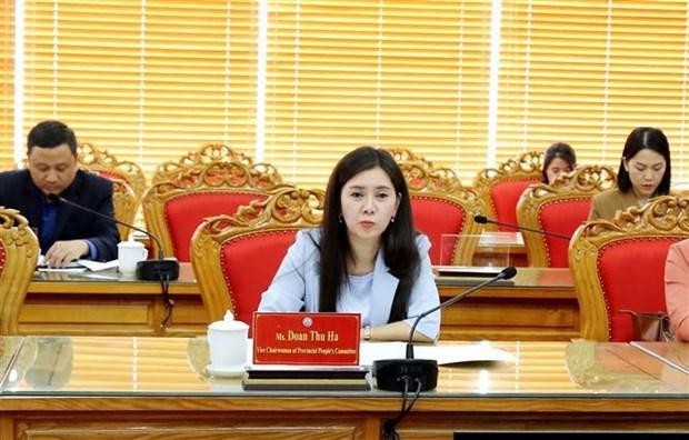 Doan Thu Ha, vicepresidenta del Comité Popular de Lang Son. (Fotografía: VNA)