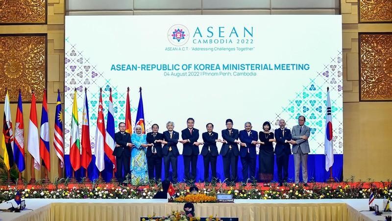 Vietnam y Camboya contribuyen activamente a la Reunión de Ministros de Relaciones Exteriores Asean-Corea del Sur. (Fotografía: Ministerio de Relaciones Exteriores de Vietnam)