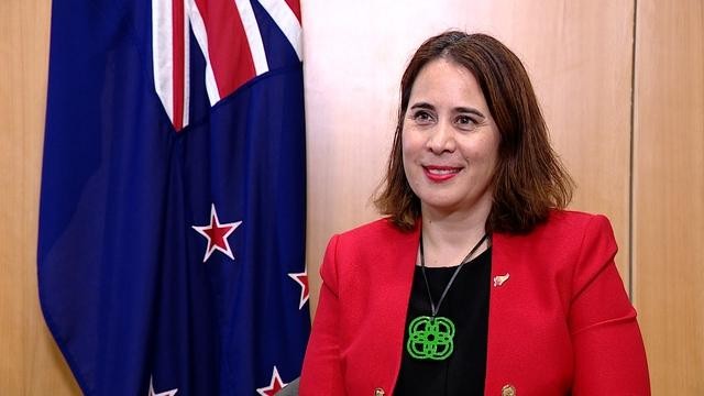 La embajadora de Nueva Zelanda en Vietnam, Tredene Dobson. (Fotografía: VGP)