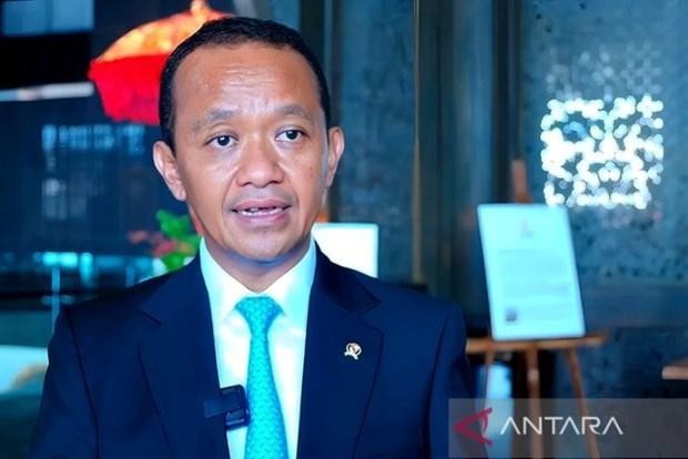 El ministro de Inversiones de Indonesia, Bahlil Lahadalia. (Fotografía: Antara)