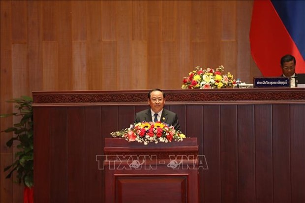 El primer ministro laosiano, Sonexay Siphandone. (Fotografía: VNA)