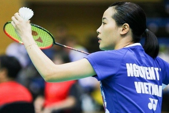 La badmintonista Nguyen Thuy Linh. (Fotografía: thethao.sggp.org.vn)