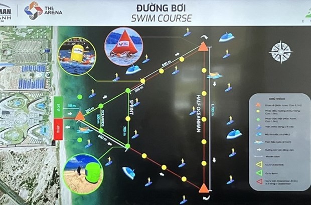 El próximo Torneo internacional de Natación se celebrará en Vietnam. (Fotografía: Comité organizador)