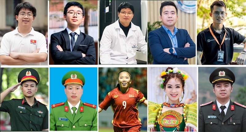 Los 10 jóvenes destacados de Vietnam en 2022. (Fotografía: Comité organizador del premio)