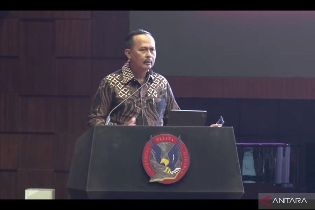 El asesor especial del Ministro de Relaciones Exteriores de Indonesia sobre Diplomacia Regional, Ngurah Sanjaya. (Fotografía: Antara)