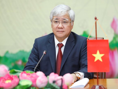 El presidente del Comité Central del Frente de la Patria de Vietnam, Do Van Chien. (Fotografía: VNA)