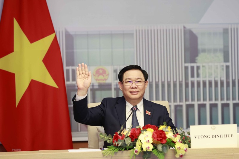 El presidente de la Asamblea Nacional de Vietnam, Vuong Dinh Hue. (Fotografía: VNA)