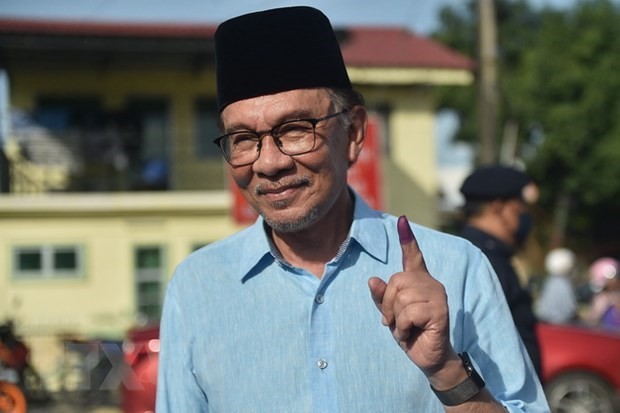 El primer ministro malasio, Anwar Ibrahim. (Fotografía: AFP/VNA)