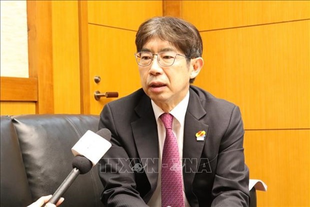 El embajador de Japón ante la Asean, Kiya Masahiko. (Fotografía: VNA)