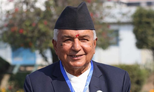 El presidente de Nepal, Ram Chandra Poudel. (Fotografía: VNA)
