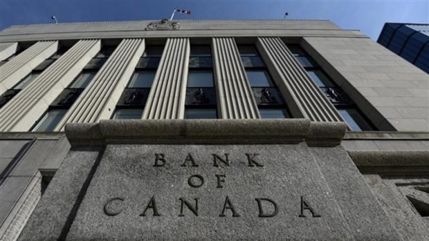 Sede del Banco de Canadá, en Ottawa. (Fotografía: The Canadian Press/VNA)