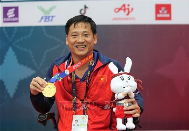 El nadador vietnamita Nguyen Hoang Nha. (Fotografía: VNA)
