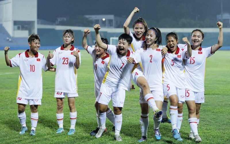 La selección vietnamita de fútbol femenino sub-20. (Fotografía: Federación de Fútbol de Vietnam)