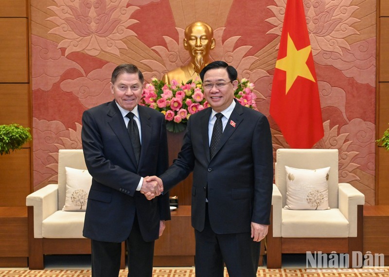 [Foto] Presidente del Parlamento vietnamita recibe a titular de Corte Suprema rusa