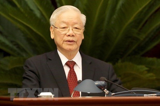 El secretario general del Partido Comunista de Vietnam, Nguyen Phu Trong. (Fotografía: VNA)