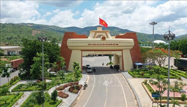 Puerta fronteriza internacional de Lao Bao, en la provincia vietnamita de Quang Tri. (Fotografía: VNA)