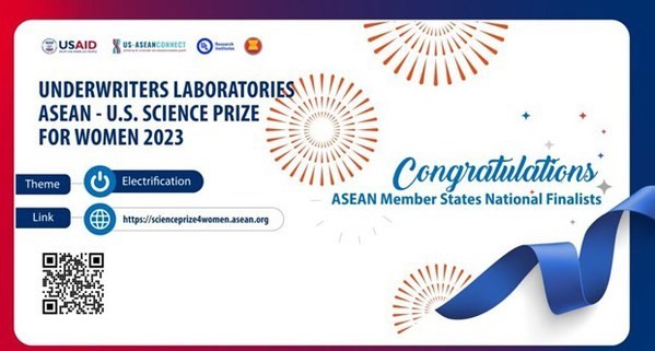 Premio Asean-EE.UU. para Mujeres Científicas en 2023. (Fotografía: Delegación de EE.UU. ante la Asean)