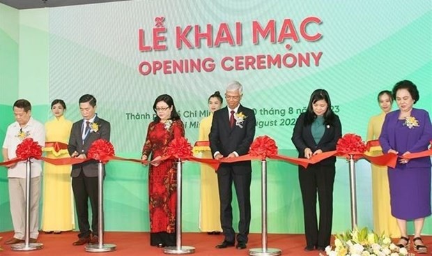 En la inauguración de Vietfood & Beverage-Propack Vietnam 2023. (Fotografía: VNA)