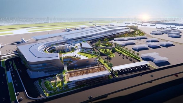 Diseño de la terminal T3 del aeropuerto internacional de Tan Son Nhat. (Fotografía: ACV)