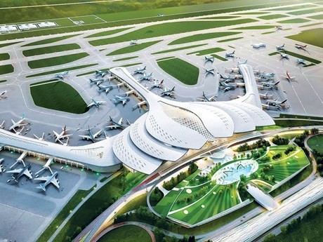 El diseño del aeropuerto de Long Thanh. (Fotografía: VNA)