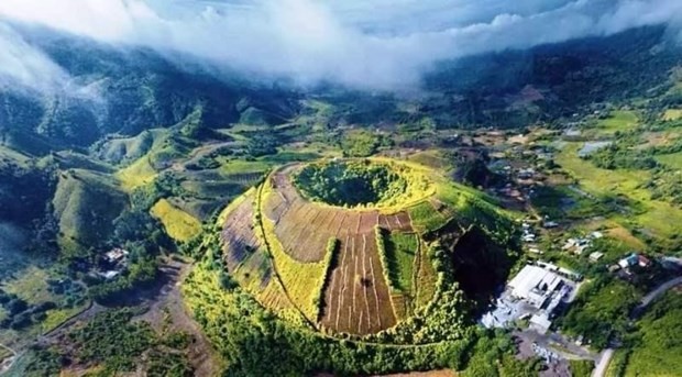 El Geoparque Mundial de la Unesco en la provincia vietnamita de Dak Nong. (Fotografía: VNA)
