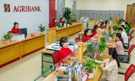 Transacción en una sucursal del banco Agribank en Ciudad Ho Chi Minh. (Fotografía: sggp.org.vn)