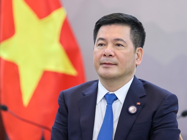 El ministro de Industria y Comercio de Vietnam, Nguyen Hong Dien. (Fotografía: VGP)