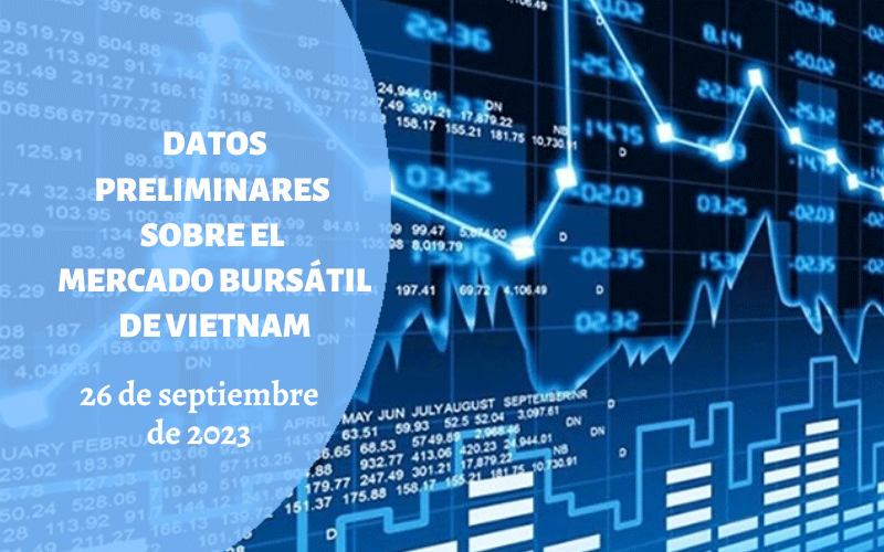 Infografía: Mercado bursátil de Vietnam - 26 de septiembre de 2023