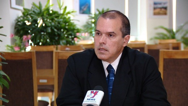 El presidente de Prensa Latina, Luis Enrique González Acosta. (Fotografía: VNA)